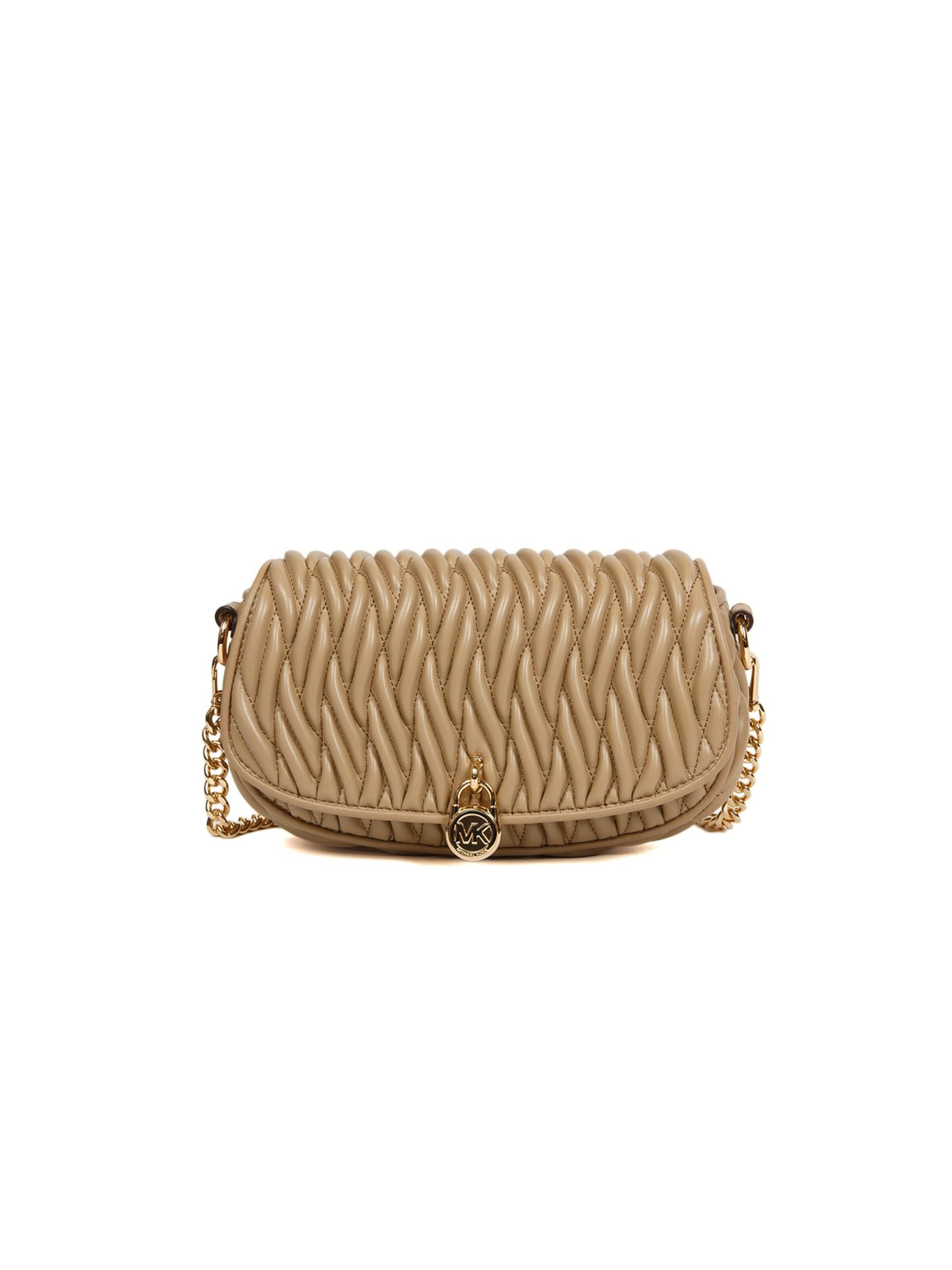 Michael Kors - Bolso de hombro 'Mila' en beige: frente