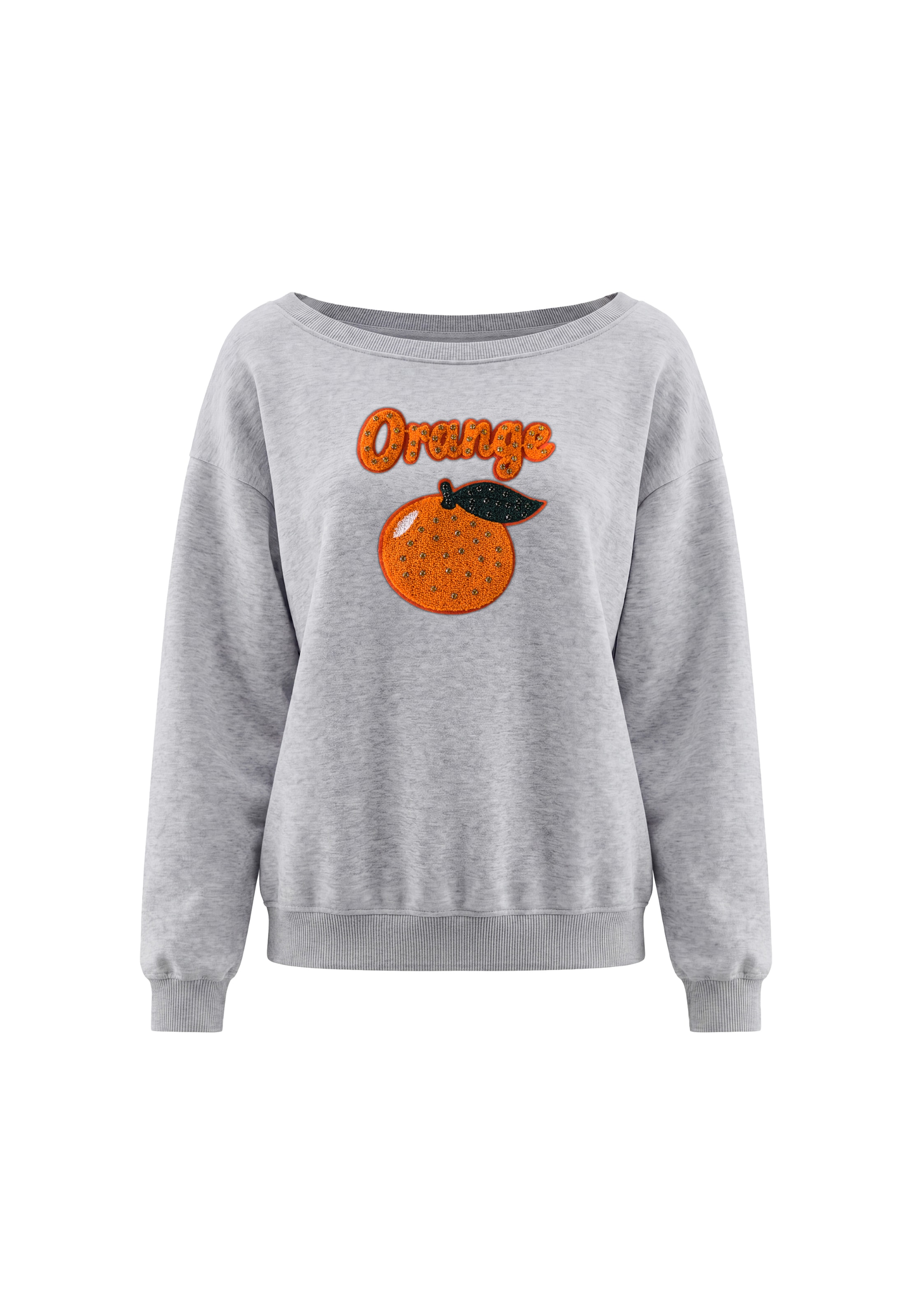 Sweat-shirt MYMO en gris : devant