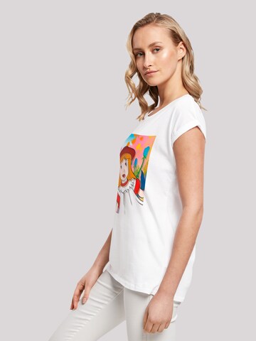 F4NT4STIC Shirt 'Alice im Wunderland Double Alice' in Weiß