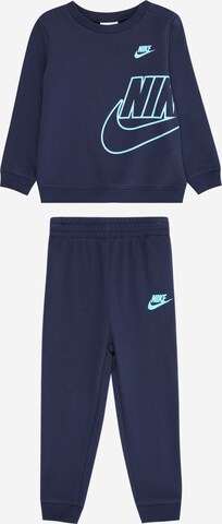 Nike Sportswear Sweatsuit in Blue: front