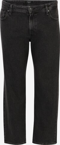 Jack & Jones Plus Regular Jeans 'Chris' in Black: front