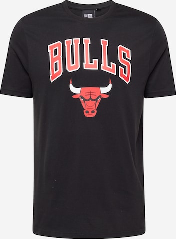 NEW ERA Shirt 'NOS NBA CHIBUL' in Zwart: voorkant