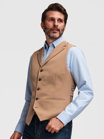 Ombre Gilet in Bruin
