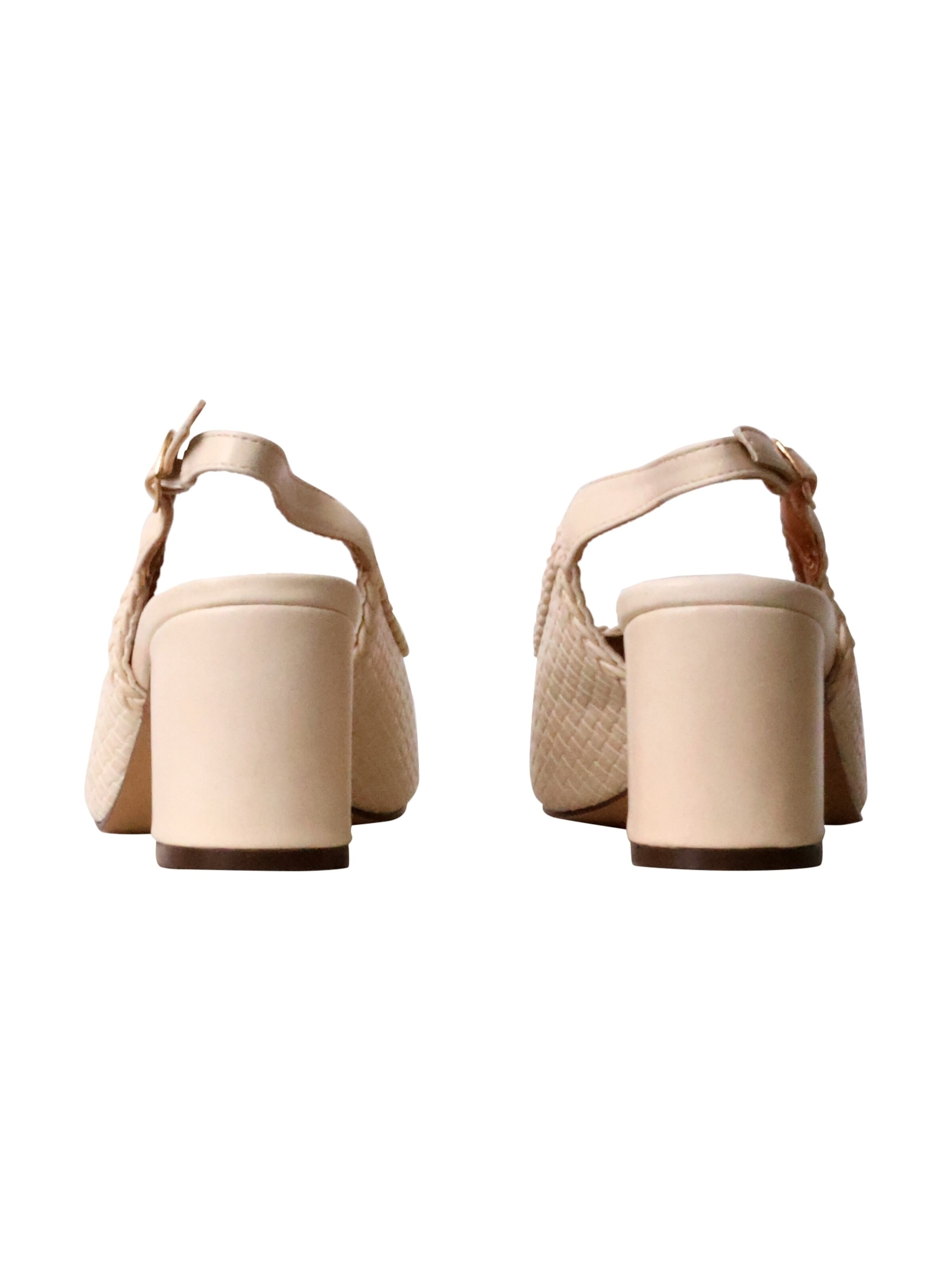 POTI PATI - Zapatos con plataforma 'Supermodische Pumps' en blanco