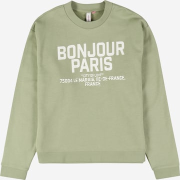 Vero Moda Girl Sweatshirt 'BRENDA' in Green: front