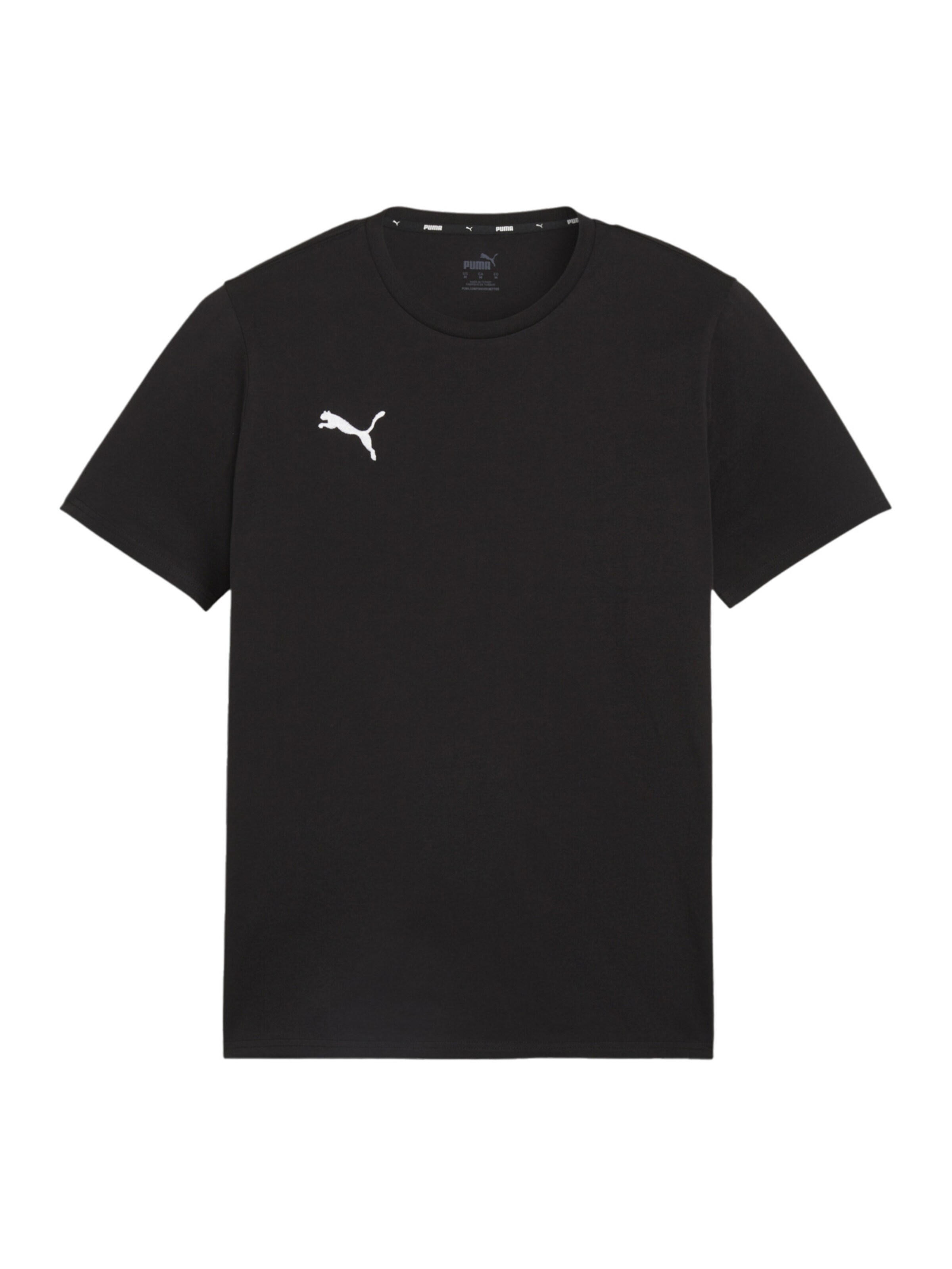 PUMA Funktionsskjorte 'teamGoal' i sort: forside