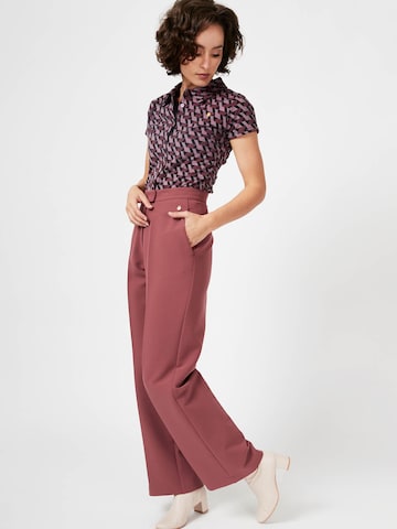 4funkyflavours Loose fit Pleated Pants 'Walk With Me - Resound NYC Version' in Red