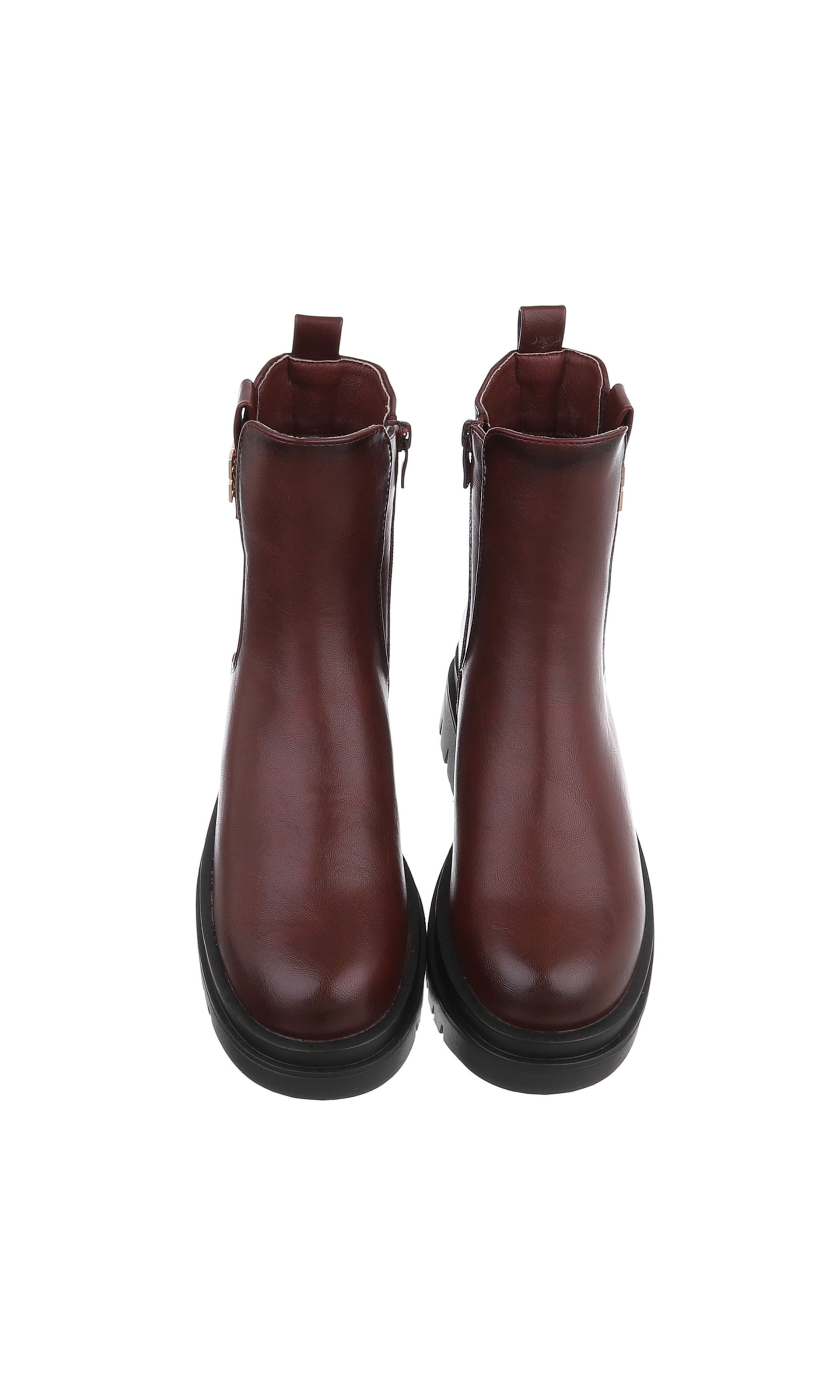 Ital-Design Stiefelette in Rot