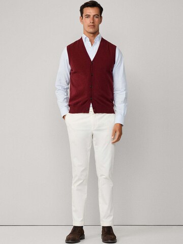 Hackett London Gebreid vest in Rood