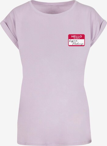 ABSOLUTE CULT T-Shirt  'Friends - Regina Phalange Tag Perk' in Lila: predná strana