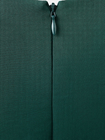 MANGO Obleka 'RUBY' | zelena barva