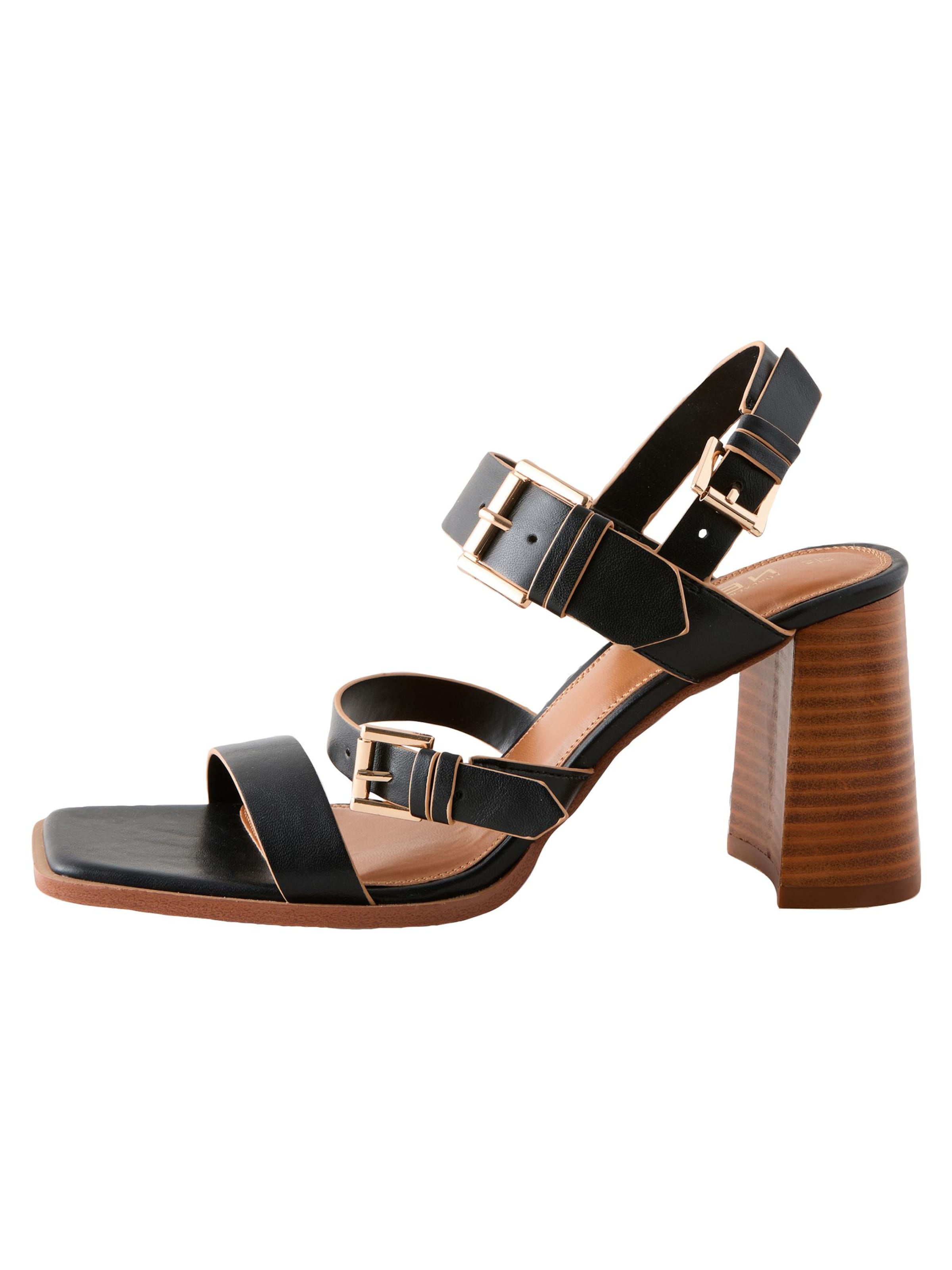 Sandalo con cinturino 'Forever Comfort®' di Next in nero: frontale