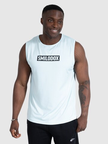 T-Shirt fonctionnel 'Marques' Smilodox en bleu : devant