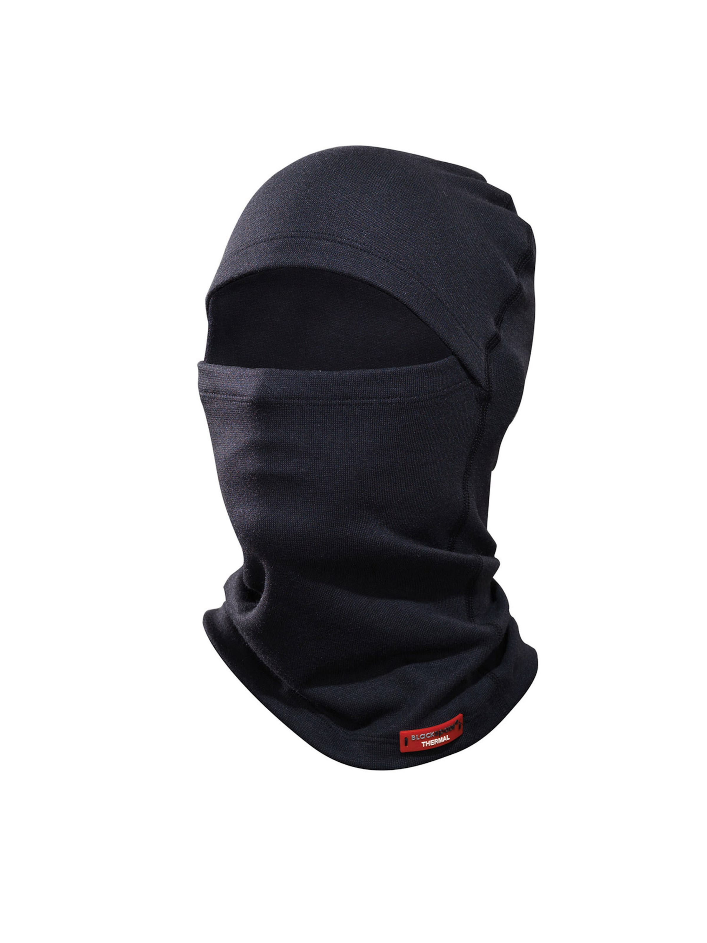 Blackspade Sturmhaube 'Balaclava' in Schwarz: Vorderseite