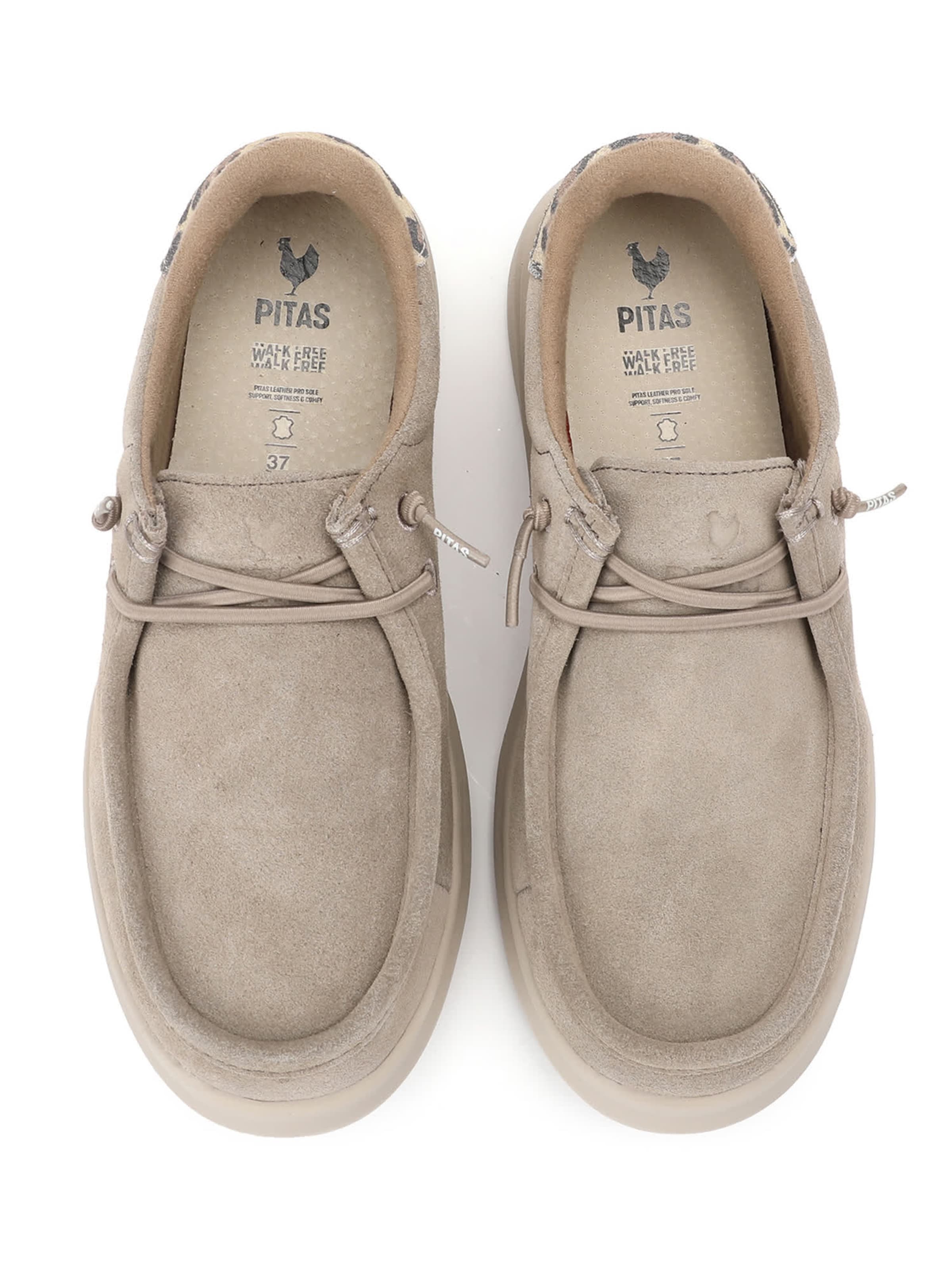 Walk In Pitas Moccasin 'Lyon' in Beige: top