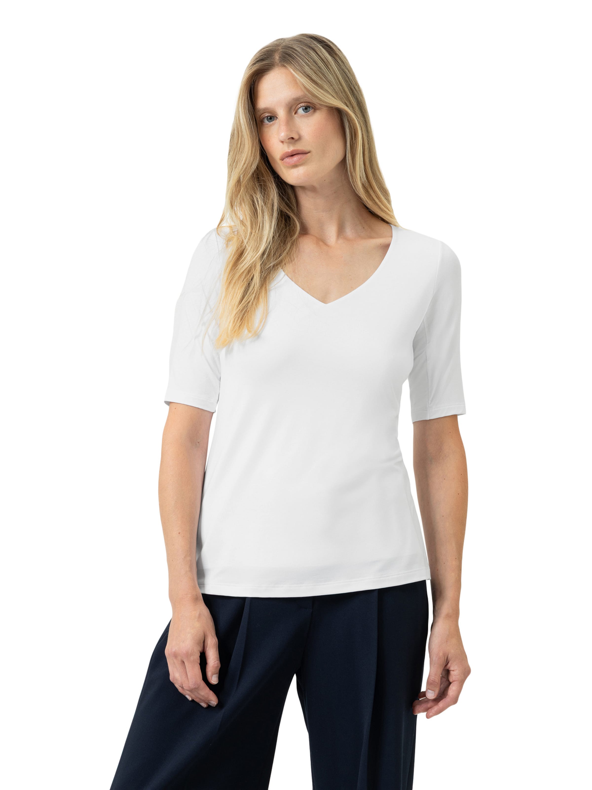 Mey Shirt in White: front