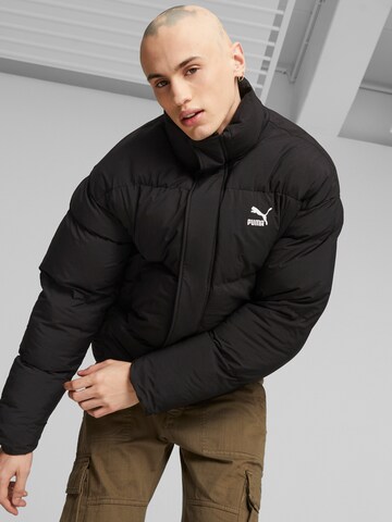 Veste d’hiver PUMA en noir : devant