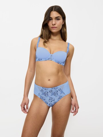 TRIUMPH Maxislip ' Wild Iris Florale Maxi ' in Blau