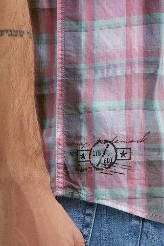 CAMP DAVID Regular fit Button Up Shirt in Red