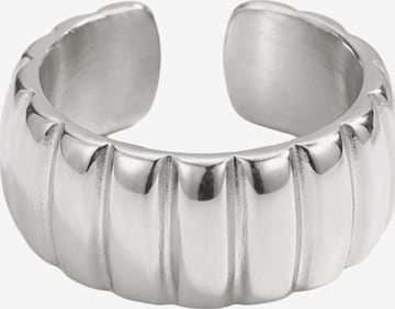lePelou Ring 'Bolda' in Silver: front