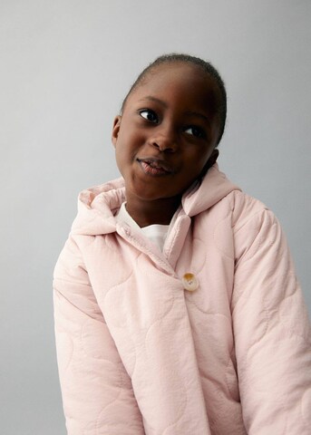 MANGO KIDS Winter Jacket 'Spring' in Pink