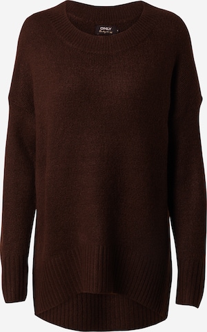 ONLY Sweater 'NANJING' in Brown: front