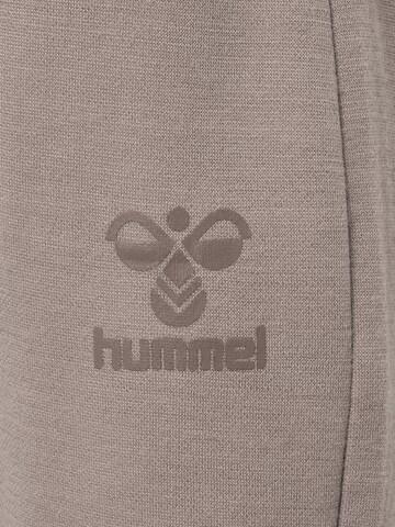 Hummel Tapered Sportbroek 'DALLAS' in Bruin