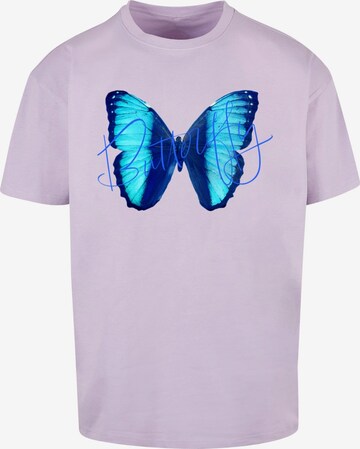 T-Shirt Merchcode en violet : devant