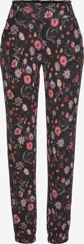 LASCANA Tapered Broek in Zwart: voorkant