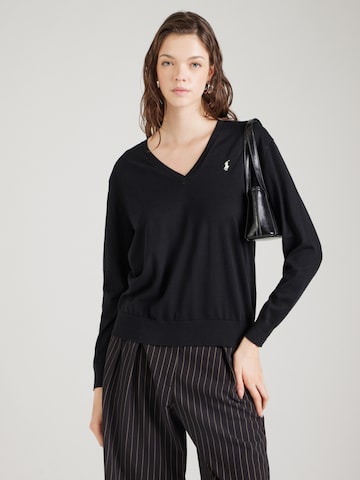 Polo Ralph Lauren Sweater in Black: front
