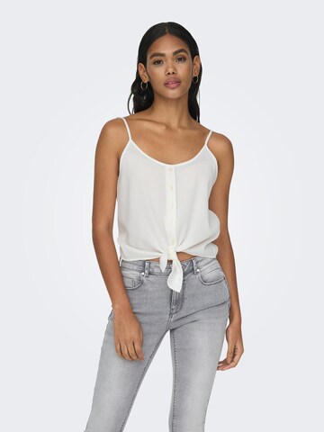 ONLY - Blusa 'Lecey' en blanco: frente