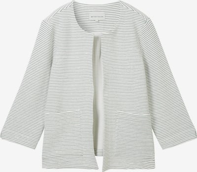 TOM TAILOR Prehodna jakna | jelka / naravno bela barva, Prikaz izdelka