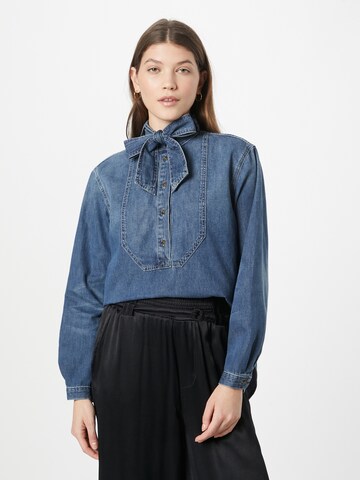 Camicia da donna di Banana Republic in blu: frontale