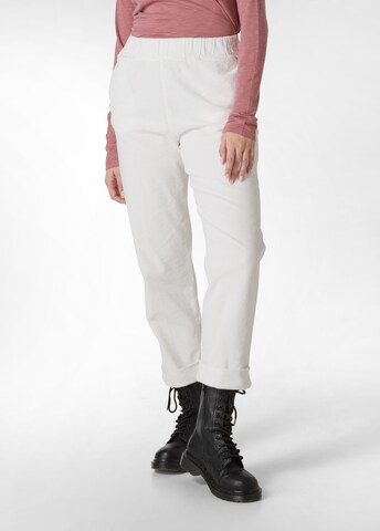 DEHA Regular Trousers in White: front