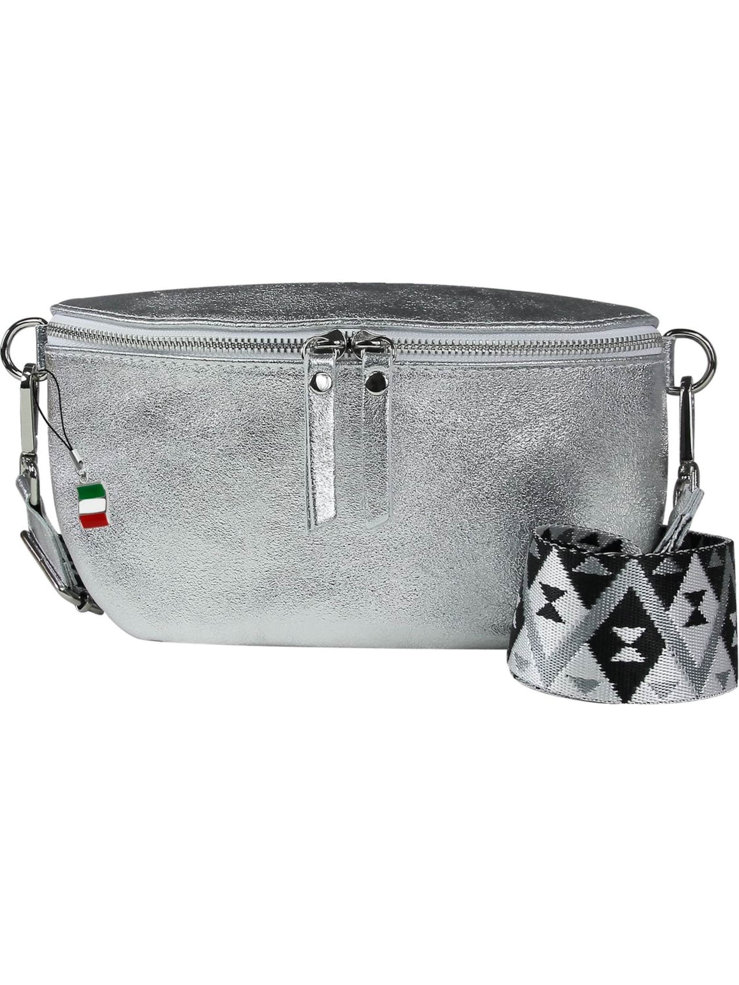 Sacs banane Florence en argent : devant