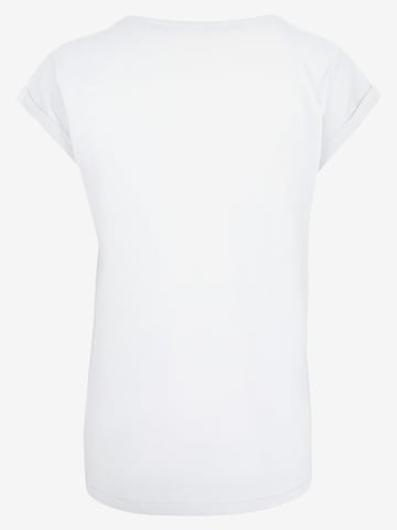 T-shirt 'Janis Joplin Sketch' F4NT4STIC en blanc