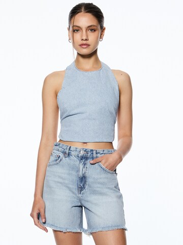 Pull&Bear Regular Shorts in Blau