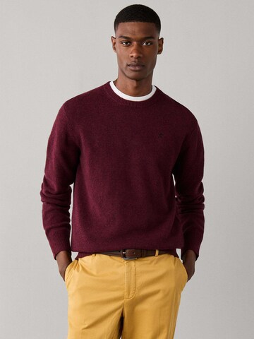 Hackett London Sweater in Red: front