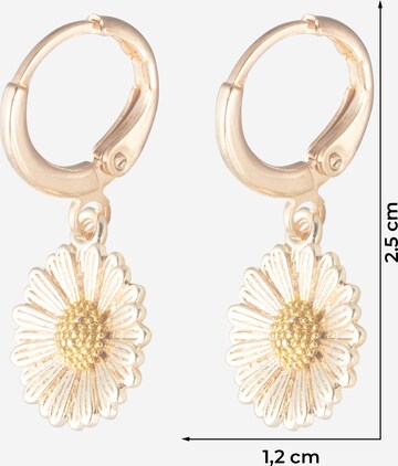 Boucles d'oreilles 'Flower' Fräulein Wunder en or