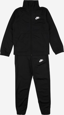 Nike Sportswear Jogginganzug in Schwarz: predná strana