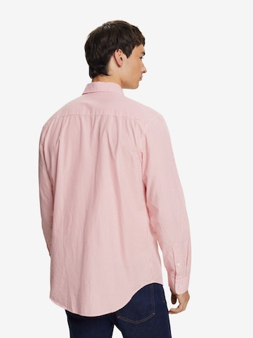 ESPRIT Regular fit Button Up Shirt in Pink