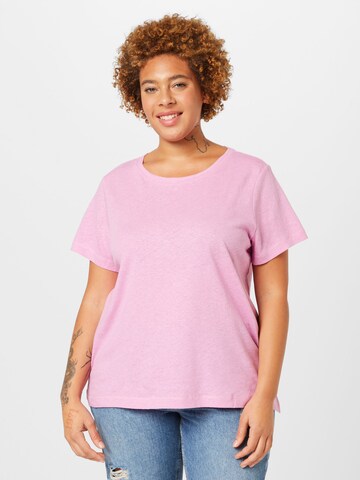 Esprit Curves Shirt in Purple: front