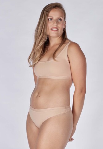 String 'Pure Nudity' Skiny en beige