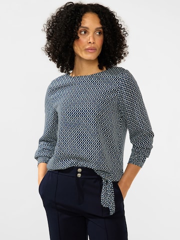 STREET ONE Blouse in Blauw: voorkant