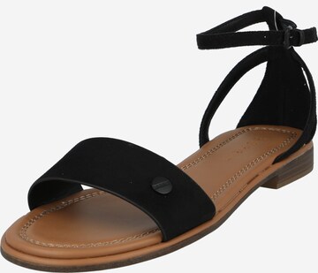 ESPRIT Sandały z rzemykami w kolorze czarny: przód