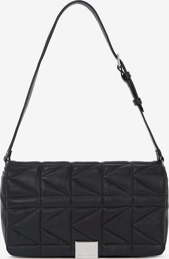 Karl Lagerfeld Olkalaukku ' K/KUILT MITTELGROSSE SCHULTERTASCHE ' värissä musta, Tuotenäkymä