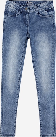 s.Oliver Slimfit Jeans 'Suri' in Blauw: voorkant