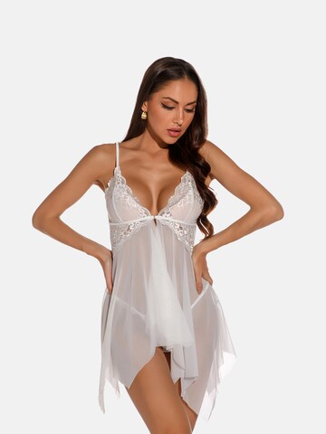 ORGANZA Lingerie Negligée in Weiß
