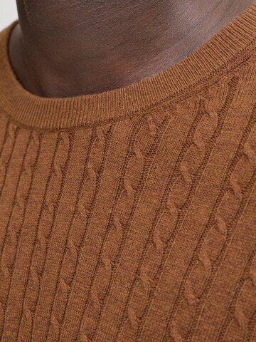 JACK & JONES Pullover 'JJEEMIL' i brun