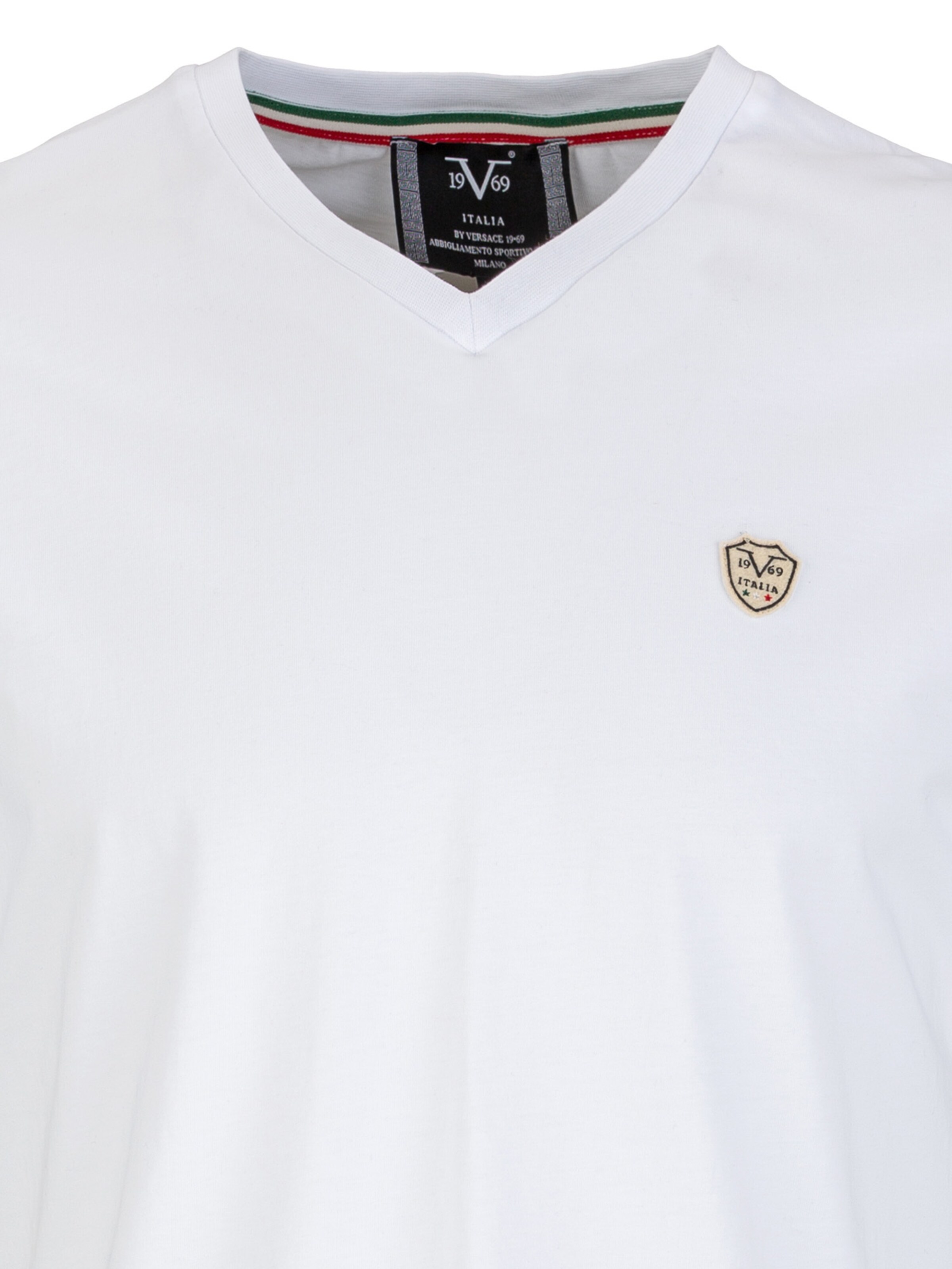 19V69 ITALIA Shirt 'Toni' in White